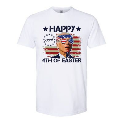 Funny Joe Biden 4th Of July Gifts Happy Halloween Firework Softstyle® CVC T-Shirt