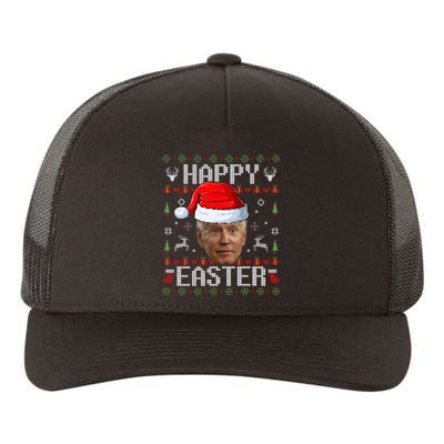 Funny Joe Biden Happy Easter Funny Ugly Christmas Sweater Yupoong Adult 5-Panel Trucker Hat