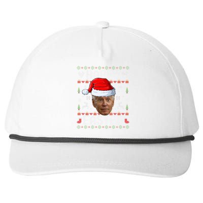 Funny Joe Biden Happy Easter Funny Ugly Christmas Sweater Snapback Five-Panel Rope Hat