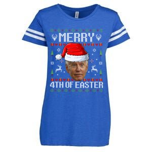 Funny Joe Biden Happy 4th Of Easter Ugly Christmas Sweater Gift Enza Ladies Jersey Football T-Shirt