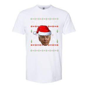 Funny Joe Biden Happy 4th Of Easter Ugly Christmas Sweater Gift Softstyle CVC T-Shirt