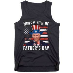 Funny Joe Biden Happy Merry 4th Of July Confused Fathers Day Tank Top