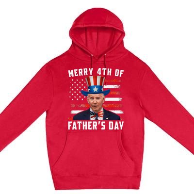 Funny Joe Biden Happy Merry 4th Of July Confused Fathers Day Premium Pullover Hoodie