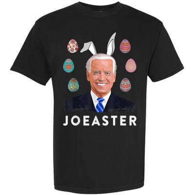 Funny Joe Biden Easter Bunny Eggs Pun Garment-Dyed Heavyweight T-Shirt