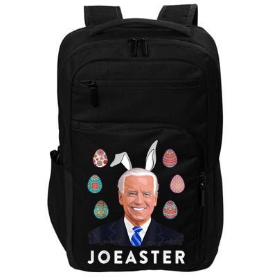 Funny Joe Biden Easter Bunny Eggs Pun Impact Tech Backpack