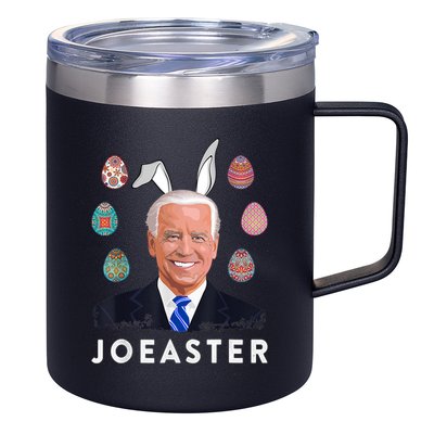 Funny Joe Biden Easter Bunny Eggs Pun 12oz Stainless Steel Coffee Mug