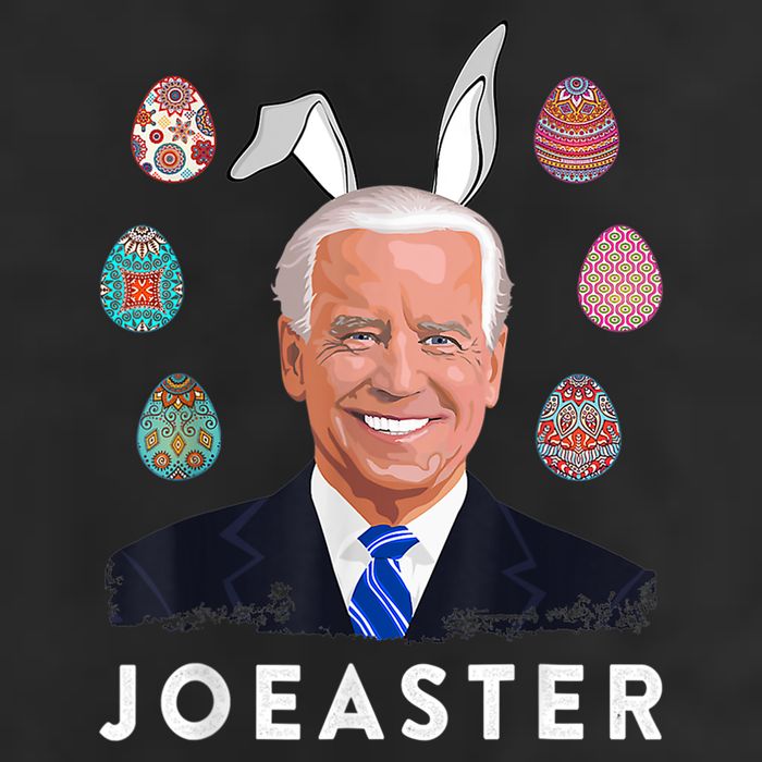 Funny Joe Biden Easter Bunny Eggs Pun 12oz Stainless Steel Coffee Mug