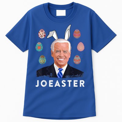 Funny Joe Biden Easter Bunny Eggs Pun Tall T-Shirt