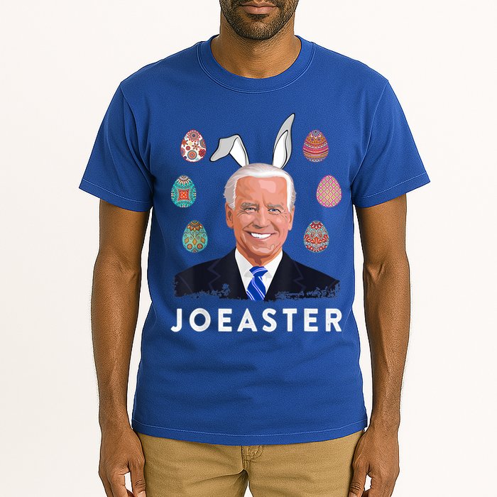 Funny Joe Biden Easter Bunny Eggs Pun Tall T-Shirt