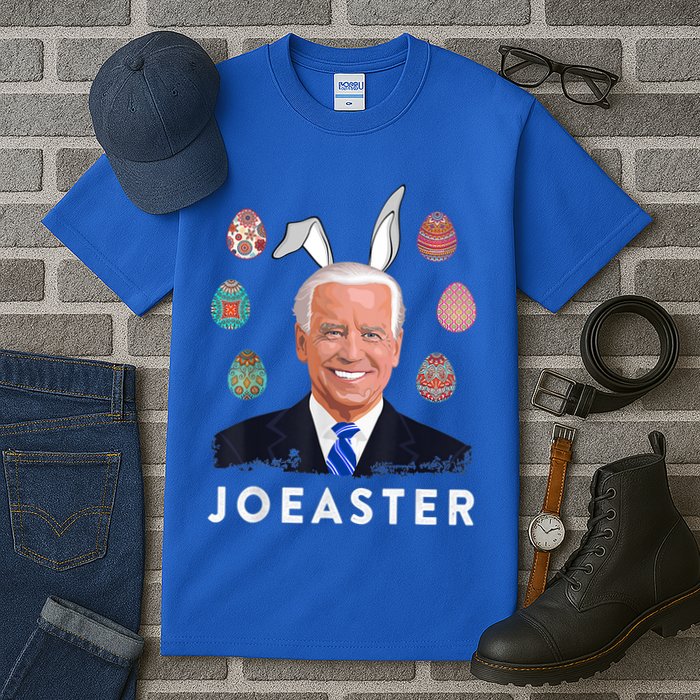 Funny Joe Biden Easter Bunny Eggs Pun Tall T-Shirt