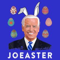 Funny Joe Biden Easter Bunny Eggs Pun Tall T-Shirt