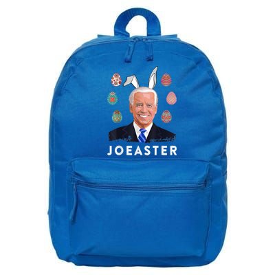 Funny Joe Biden Easter Bunny Eggs Pun 16 in Basic Backpack