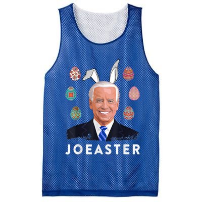 Funny Joe Biden Easter Bunny Eggs Pun Mesh Reversible Basketball Jersey Tank
