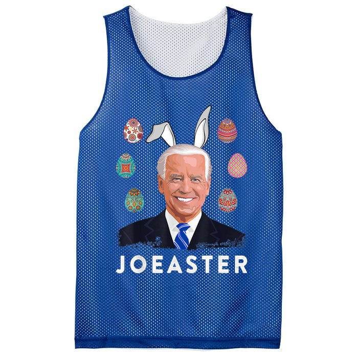Funny Joe Biden Easter Bunny Eggs Pun Mesh Reversible Basketball Jersey Tank