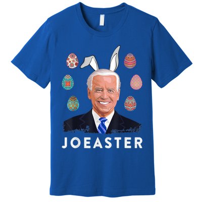 Funny Joe Biden Easter Bunny Eggs Pun Premium T-Shirt