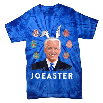 Funny Joe Biden Easter Bunny Eggs Pun Tie-Dye T-Shirt