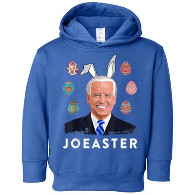 Funny Joe Biden Easter Bunny Eggs Pun Toddler Hoodie