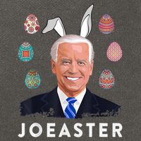 Funny Joe Biden Easter Bunny Eggs Pun Cotton Canvas Backpack