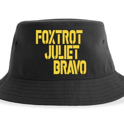 Foxtrot Juliet Bravo Sustainable Bucket Hat