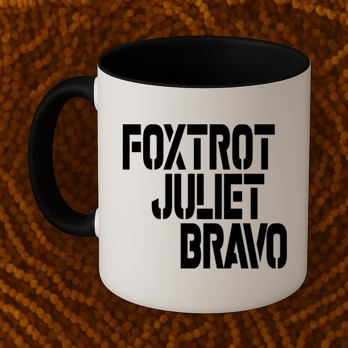 Foxtrot Juliet Bravo Mug