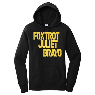 Foxtrot Juliet Bravo Women's Pullover Hoodie