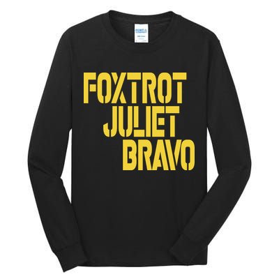 Foxtrot Juliet Bravo Tall Long Sleeve T-Shirt