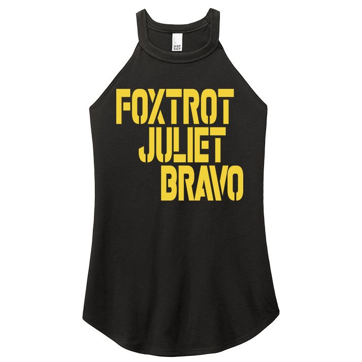 Foxtrot Juliet Bravo Women's Perfect Tri Rocker Tank