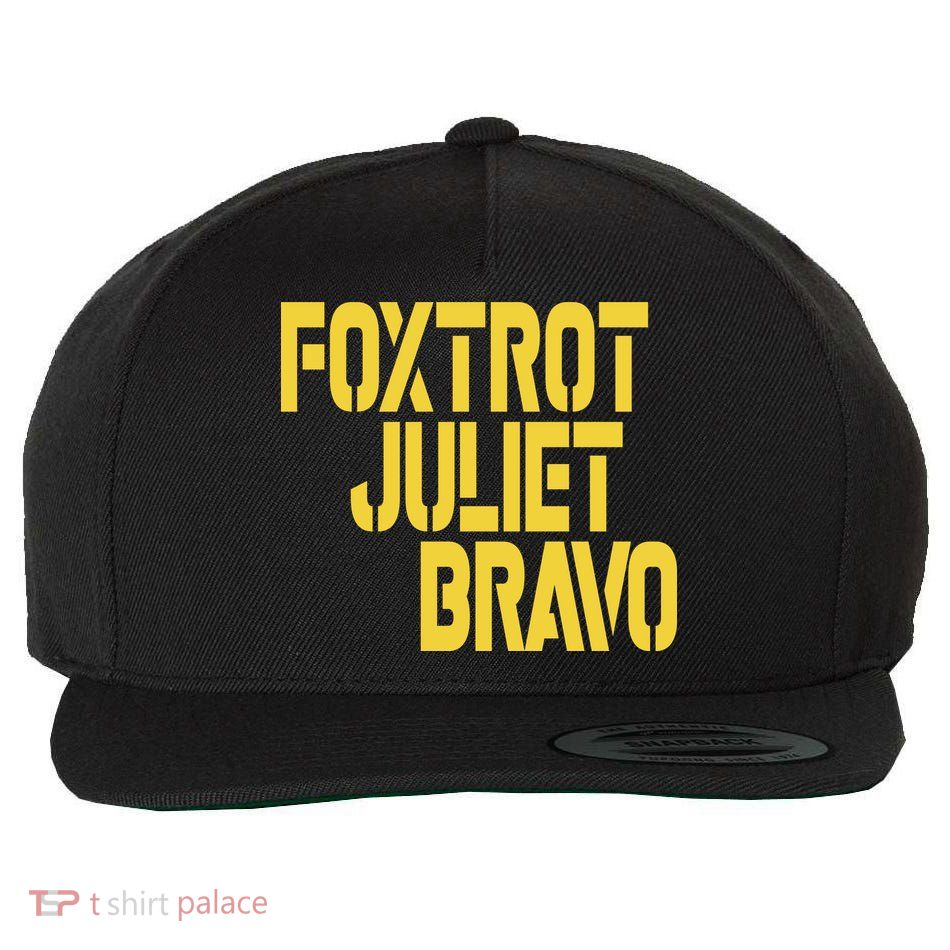 Foxtrot Juliet Bravo Wool Snapback Cap