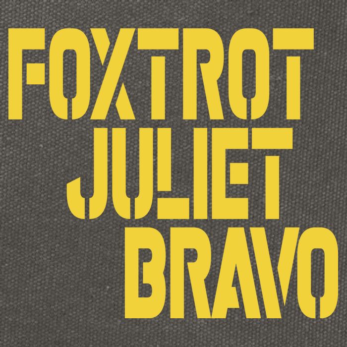 Foxtrot Juliet Bravo Cotton Canvas Backpack