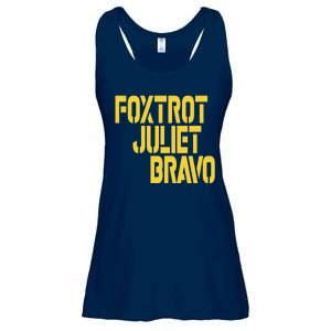 Foxtrot Juliet Bravo Ladies Essential Flowy Tank