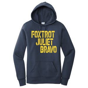 Foxtrot Juliet Bravo Women's Pullover Hoodie