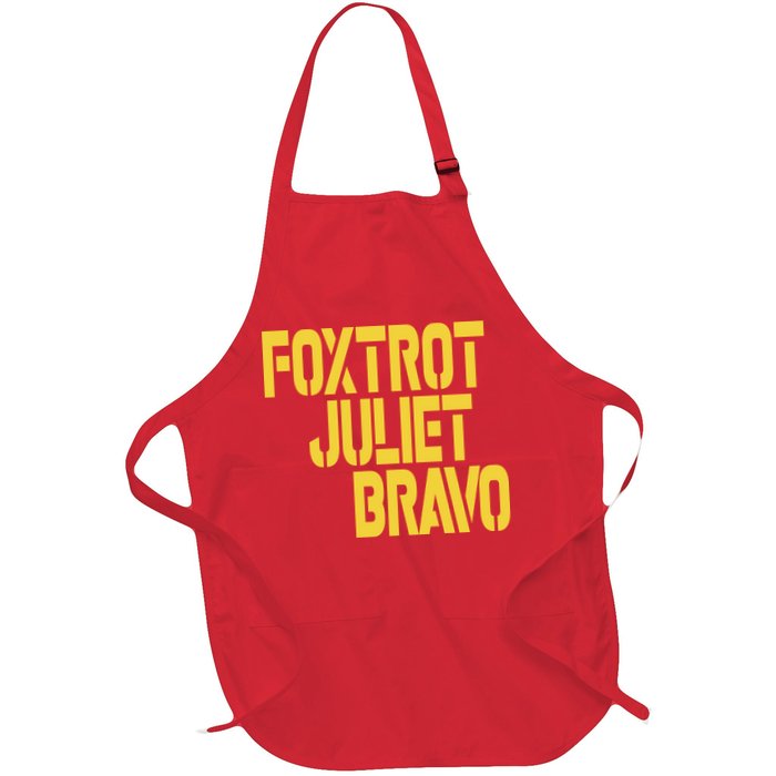 Foxtrot Juliet Bravo Apron