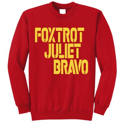 Foxtrot Juliet Bravo Sweatshirt
