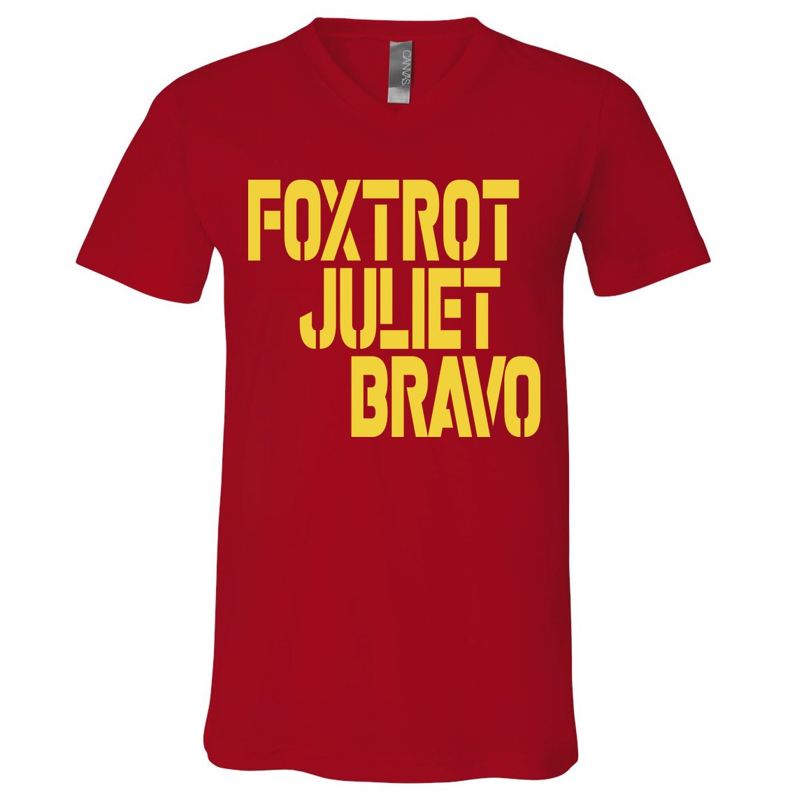 Foxtrot Juliet Bravo V-Neck T-Shirt