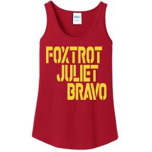 Foxtrot Juliet Bravo Ladies Essential Tank