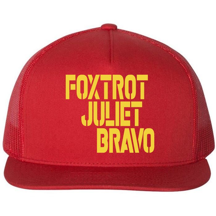 Foxtrot Juliet Bravo Flatbill Hat