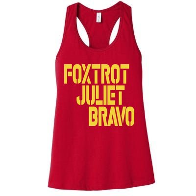 Foxtrot Juliet Bravo Womens Tank Top