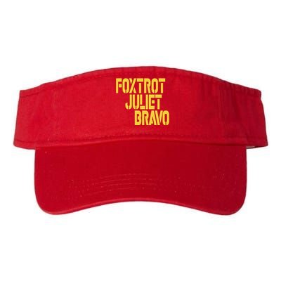 Foxtrot Juliet Bravo Valucap Bio-Washed Visor