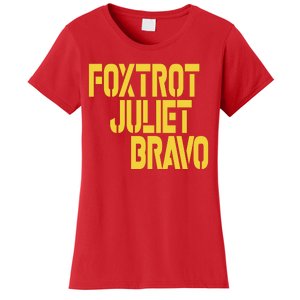 Foxtrot Juliet Bravo Women's T-Shirt