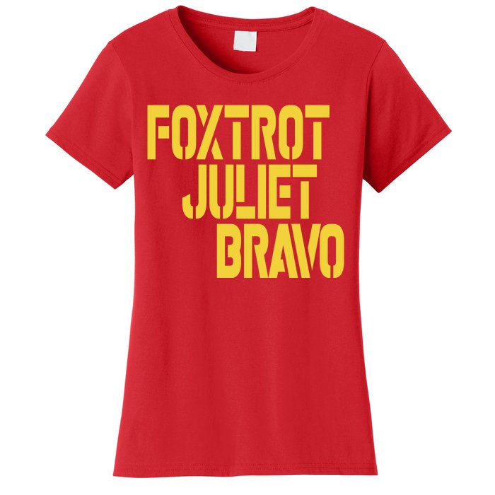 Foxtrot Juliet Bravo Women's T-Shirt