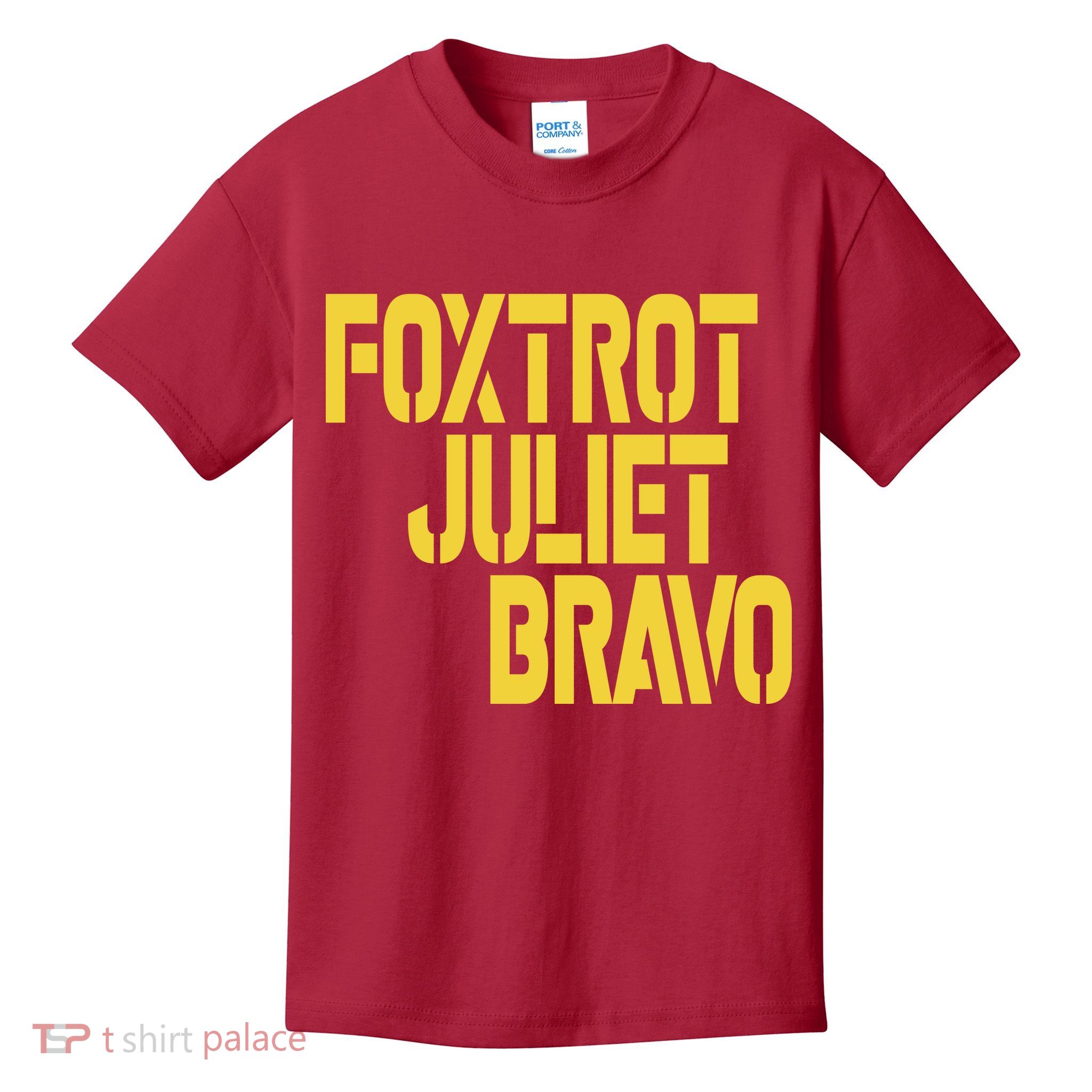 Foxtrot Juliet Bravo Kids T-Shirt