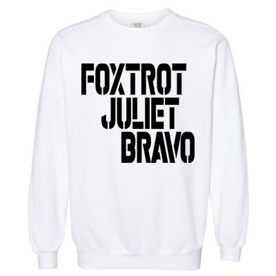 Foxtrot Juliet Bravo Garment-Dyed Sweatshirt