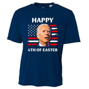 Funny Joe Biden Happy 4th Of Easter Confused 4th Of July Cooling Performance Crew T-Shirt