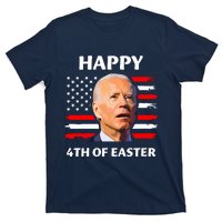 Funny Joe Biden Happy 4th Of Easter Confused 4th Of July T-Shirt