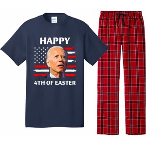 Funny Joe Biden Happy 4th Of Easter Confused 4th Of July Pajama Set