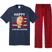 Funny Joe Biden Happy 4th Of Easter Confused 4th Of July Pajama Set