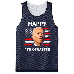 Funny Joe Biden Happy 4th Of Easter Confused 4th Of July Mesh Reversible Basketball Jersey Tank