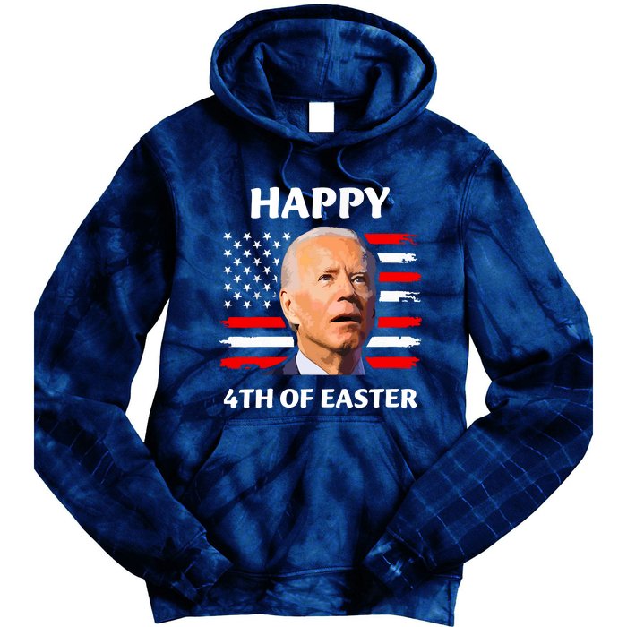 Funny Joe Biden Happy 4th Of Easter Confused 4th Of July Tie Dye Hoodie