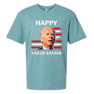 Funny Joe Biden Happy 4th Of Easter Confused 4th Of July Sueded Cloud Jersey T-Shirt