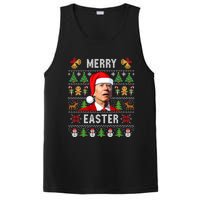 Funny Joe Biden Happy Easter Ugly Christmas Sweater PosiCharge Competitor Tank